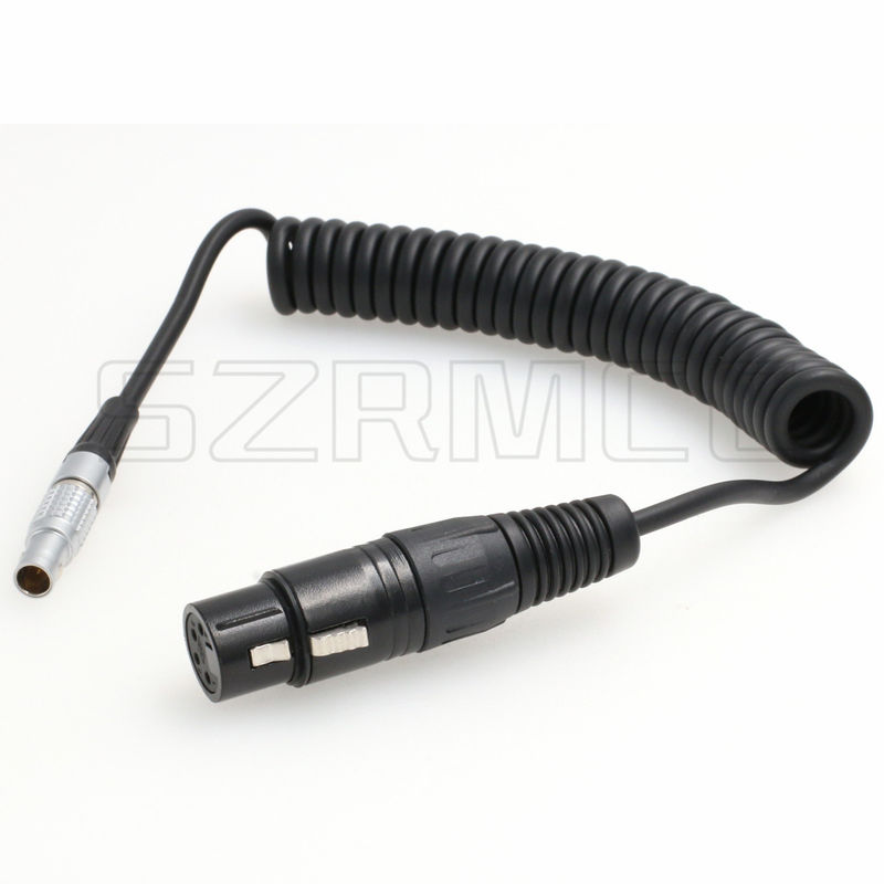 homem do Pin 0B 2 ao cabo distribuidor de corrente fêmea do monitor do Pin de XLR 4 para a câmera de ARRI Alexa
