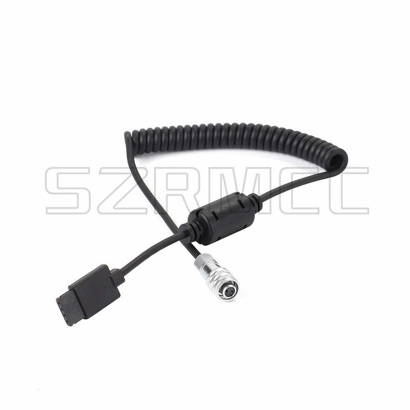 Cabo distribuidor de corrente enrolado DJI de Blackmagic Ronin S ao Pin de Weipu SF610 2 para a câmera 4K do cinema do bolso de Blackmagic
